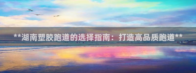 红足1一世：**湖南塑胶跑道的选择指南：打造高品质跑道**