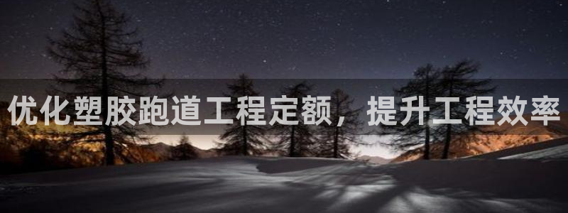 新2足球平台出租网站：优化塑胶跑道工程定额，提升工程效率
