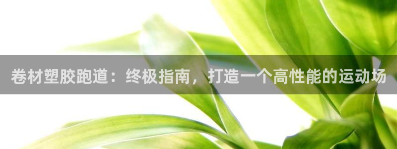 红足一球：卷材塑胶跑道：终极指南，打造一个高性能的运动场