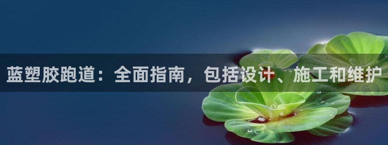 红足一丰：蓝塑胶跑道：全面指南，包括设计、施工和维护