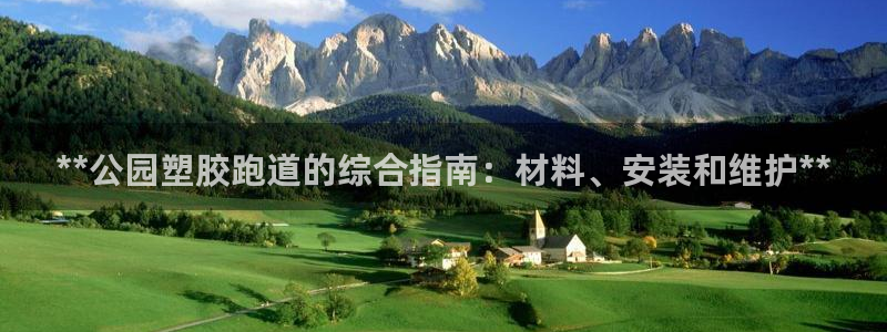 红足 世足球手机网：**公园塑胶跑道的综合指南：材料、安装和维护**