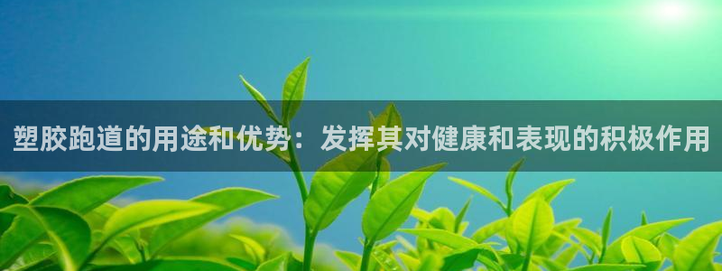 红足1一世 2站：塑胶跑道的用途和优势：发挥其对健康和表现的积极作用