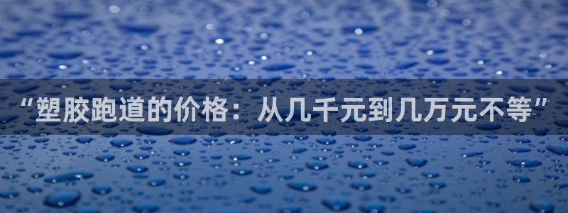 333814红足1世：“塑胶跑道的价格：从几千元到几万元不等”