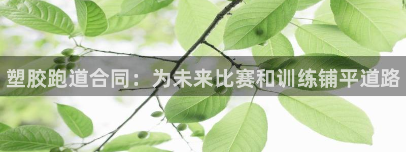 红足1一世足球手机:塑胶跑道合同:为未来比赛和训练铺平道路
