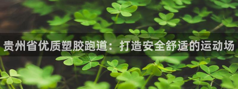 777814红·足一世比分:贵州省优质塑胶跑道:打造安全舒适的运动场